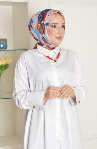 Floral Soft Cotton Patterned Scarf Orange Floralsoft00 0102 00_0102