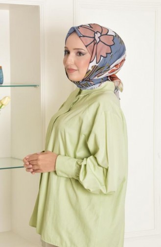 Papatya Écharpe à Motifs En Coton Doux Vison Papatya00 007 00_007