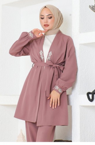 Stenen Gedetailleerd Pak Dusty Rose 19203 15260