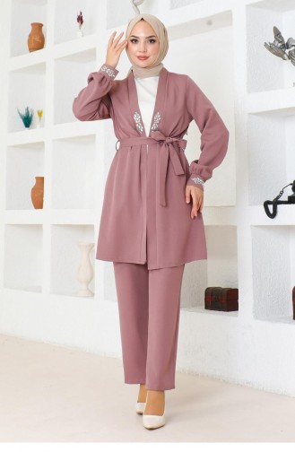 Stenen Gedetailleerd Pak Dusty Rose 19203 15260