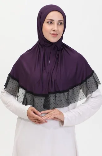 Châle Pratique Détail Détail Tulle 1270-07 Pourpre 1270-07