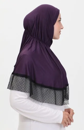 Châle Pratique Détail Détail Tulle 1270-07 Pourpre 1270-07