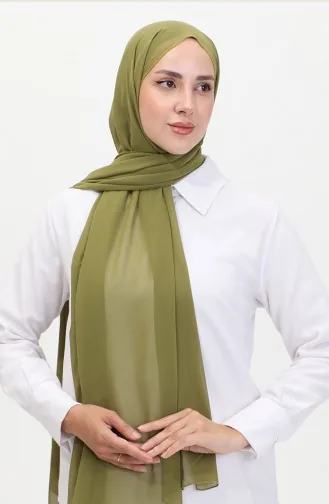 Aymina Seiden-Chiffon-Schal 8012-17 Grün 8012-17