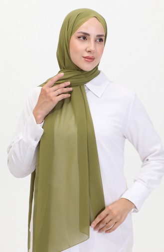 Aymina Seiden-Chiffon-Schal 8012-17 Grün 8012-17