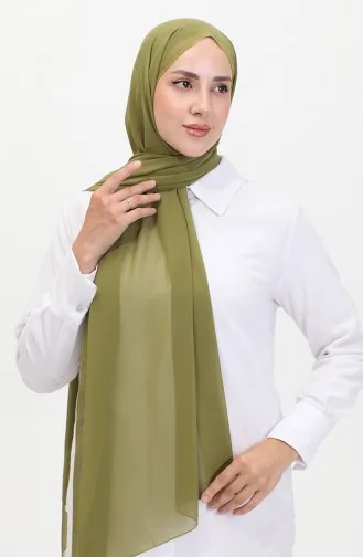 Aymina Seiden-Chiffon-Schal 8012-17 Grün 8012-17