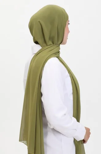 Aymina Seiden-Chiffon-Schal 8012-17 Grün 8012-17