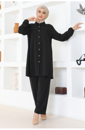 Aerobin Shirt Double Suit 104-01 Black 104-01