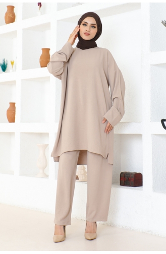 Aerobin Plain Double Suit 105-03 Beige 105-03