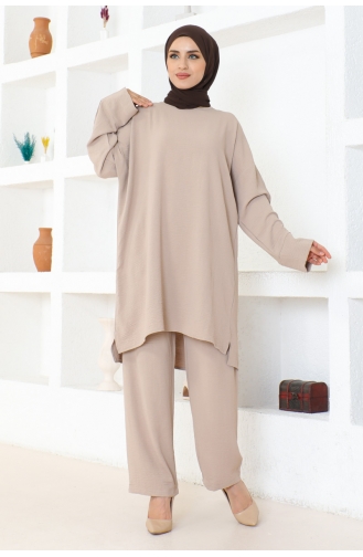 Aerobin Plain Double Suit 105-03 Beige 105-03