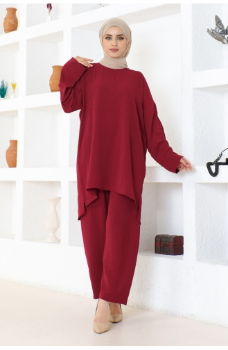 Aerobin Plain Double Suit 105-02 Weinrot 105-02