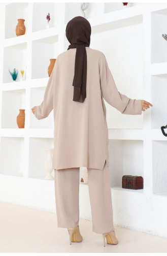 Aerobin Plain Double Suit 105-03 Beige 105-03