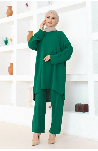 Aerobin Plain Double Suit 105-04 Smaragdgrün 105-04