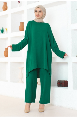 Aerobin Plain Double Suit 105-04 Smaragdgrün 105-04