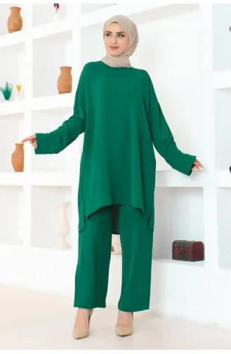 Aerobin Plain Double Suit 105-04 Emerald Green 105-04