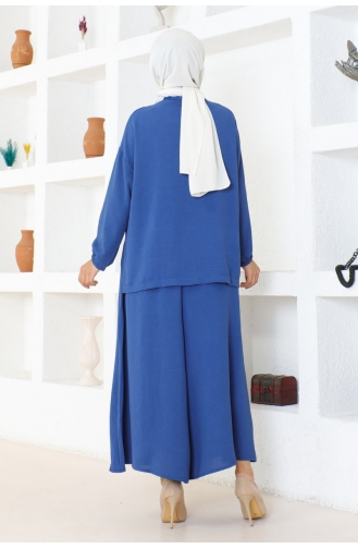 Aerobin Tailleur Pantalon Et Jupe A Fermeture 106-01 Indigo 106-01