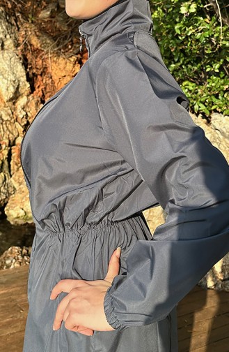 Maillot De Bain Hijab Avec Sac 2038-03 Anthracite 2038-03