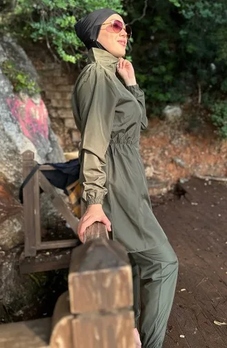 Hijab-badpak Met Tas 2038-02 Kaki 2038-02