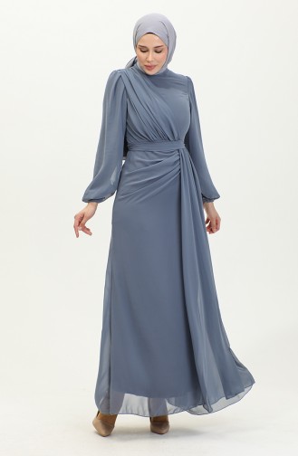 Habillé Hijab Indigo 5711B-04