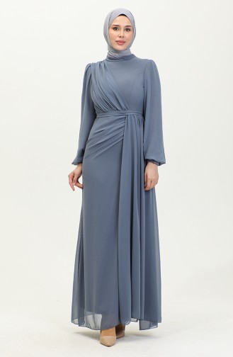 Habillé Hijab Indigo 5711B-04