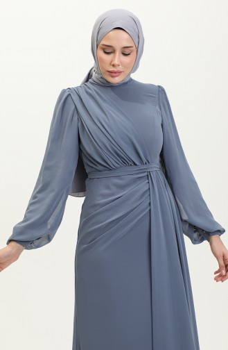 Habillé Hijab Indigo 5711B-04