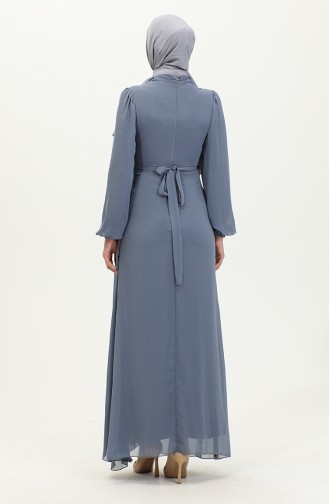 Habillé Hijab Indigo 5711B-04