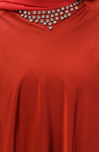 Stoned Satin Abendkleid 6051-08 Kachel 6051-08