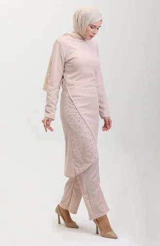 Tailleur Robe De Soirée Pierre 0437-01 Beige 0437-01