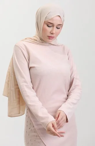 Tailleur Robe De Soirée Pierre 0437-01 Beige 0437-01