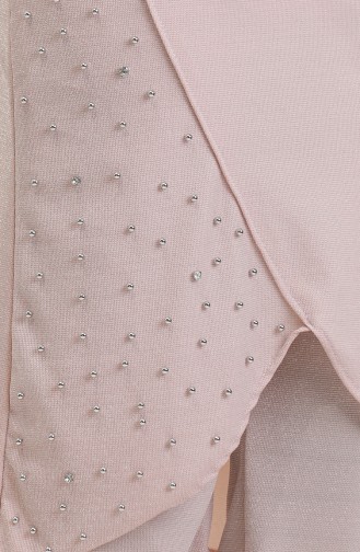 Tailleur Robe De Soirée Pierre 0437-01 Beige 0437-01