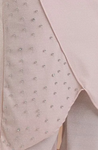 Tailleur Robe De Soirée Pierre 0437-01 Beige 0437-01
