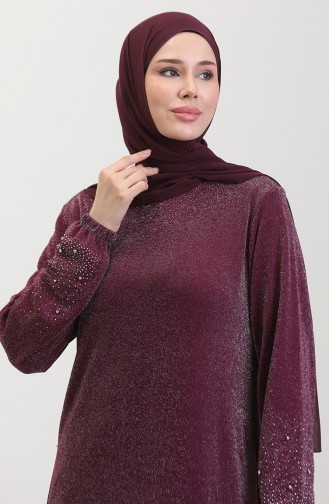 Tailleur Robe De Soirée Pierre 0436-02 Rouge Claret 0436-02