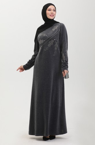 Stone Abendkleid 0431-02 Grau 0431-02