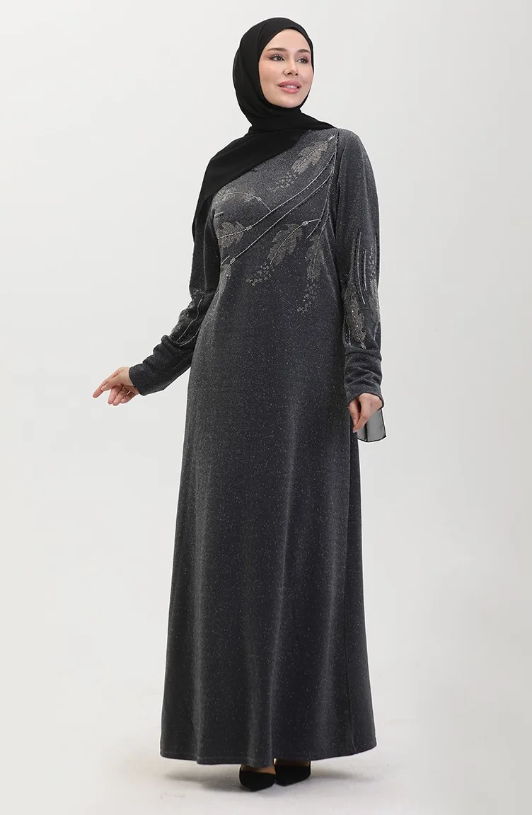 Stone Abendkleid 0431-02 Grau 0431-02