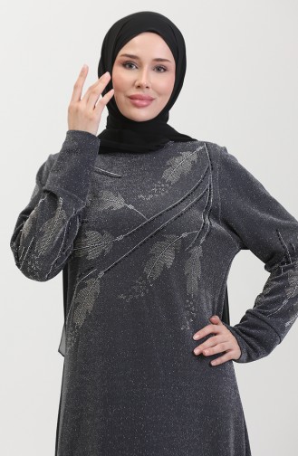 Stone Abendkleid 0431-02 Grau 0431-02