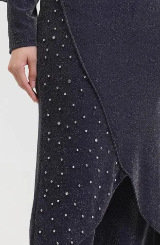 Tailleur Robe De Soirée Pierre 0437-04 Bleu Marine 0437-04