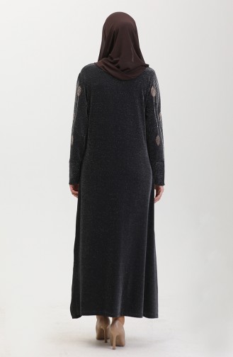 Robe De Soirée Stoned 0430-02 Noir Jaune 0430-02