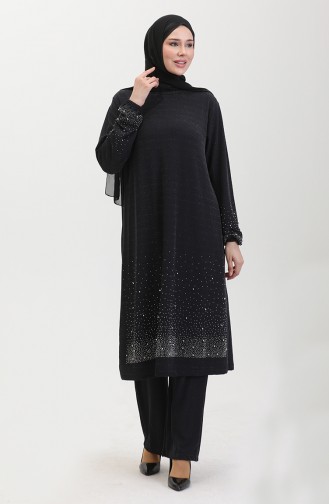 Tailleur Robe De Soirée Pierre 0436-03 Noir 0436-03