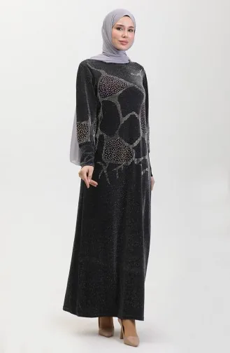 Robe De Soirée Pierre 0432-04 Noir 0432-04