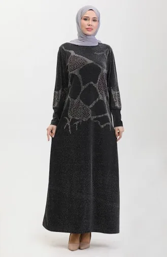 Robe De Soirée Pierre 0432-04 Noir 0432-04