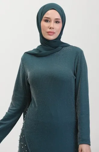 Tailleur Robe De Soirée Pierre 0437-03 Vert Emeraude 0437-03