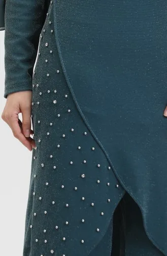 Tailleur Robe De Soirée Pierre 0437-03 Vert Emeraude 0437-03