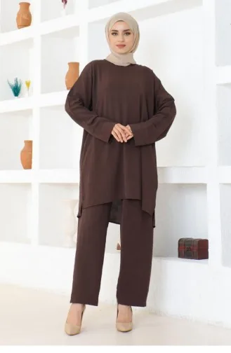 0080Mp Lina Aerobin Suit Brown 17141