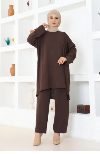 0080Mp Lina Aerobin Suit Brown 17141