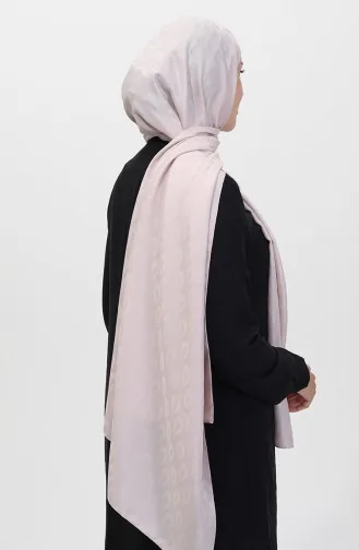 Madame Mary Damla Châle Jacquard 19085-20 Poudre Claire 19085-20