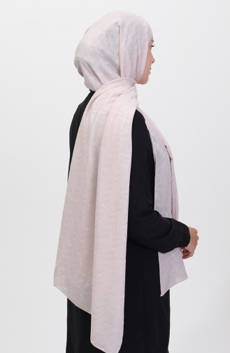 Madame Mary İvy Jacquard Shawl 19088-20 Light Powder 19088-20