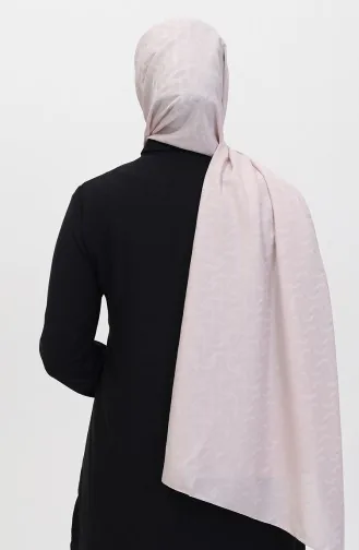 Madame Mary Ivy Jacquard Sjaal 19088-20 Licht Poeder 19088-20