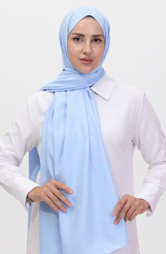 Madame Mary Drop Jacquard Shawl 19085-07 Baby Blue 19085-07