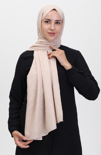 Madame Mary Drop Jacquard Shawl 19085-19 Beige 19085-19