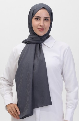 Madame Mary Drop Jacquard Shawl 19085-02 Smoked 19085-02