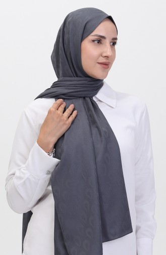Madame Mary Drop Jacquard Shawl 19085-02 Smoked 19085-02